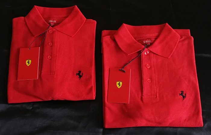 Preview of the first image of Clothing - Due Polo uomo Ferrari taglia S - Ferrari - After 2000.