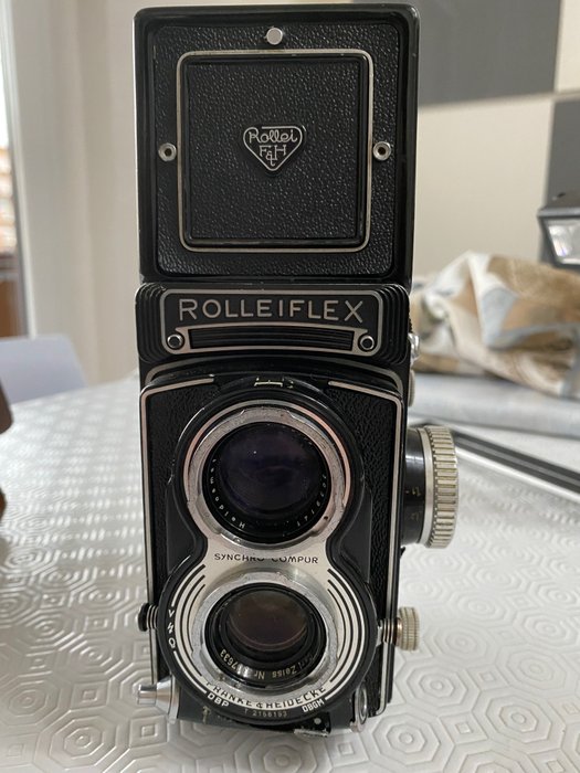Rollei Rolleiflex T  | F3,5 75mm carl zeiss Tessar