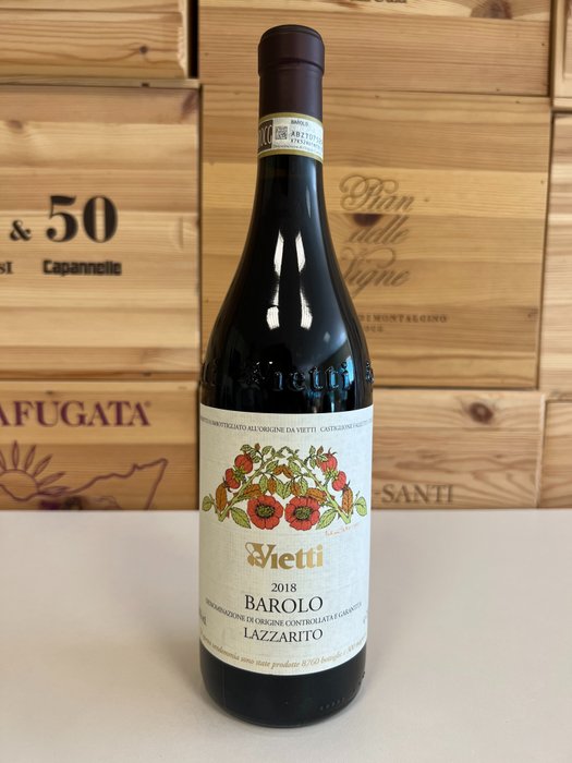 2018 Vietti "Lazzarito" - Barolo - 1 Bottle (0.75L)