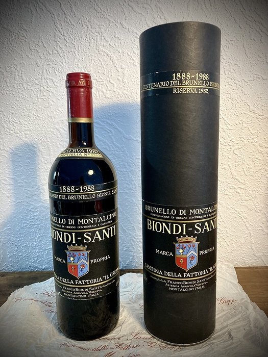 1982 Biondi Santi, Tenuta Il Greppo - Brunello di Montalcino Riserva - 1 Bottle (0.75L)