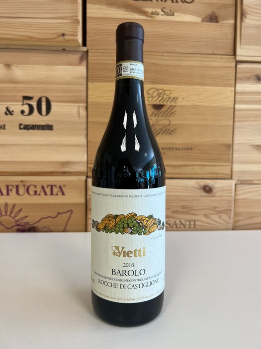 2018 Vietti "Rocche di Castiglione" - Barolo - 1 Bottle (0.75L)