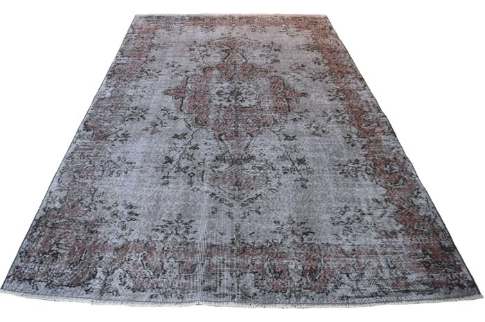 灰色復古-乾淨如新 - 小地毯 - 284 cm - 178 cm