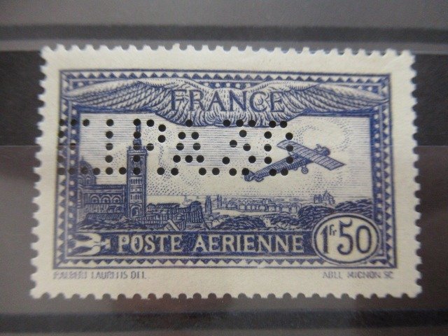 France 1930 - Signé scheller, perforé eipa - Yvert PA n°6c