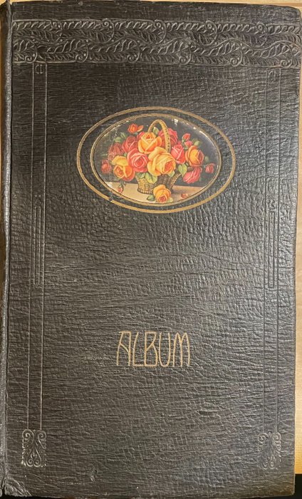 Italien - Art-Deco-Blumen - Album mit Postkarten (387) - 1899-1930