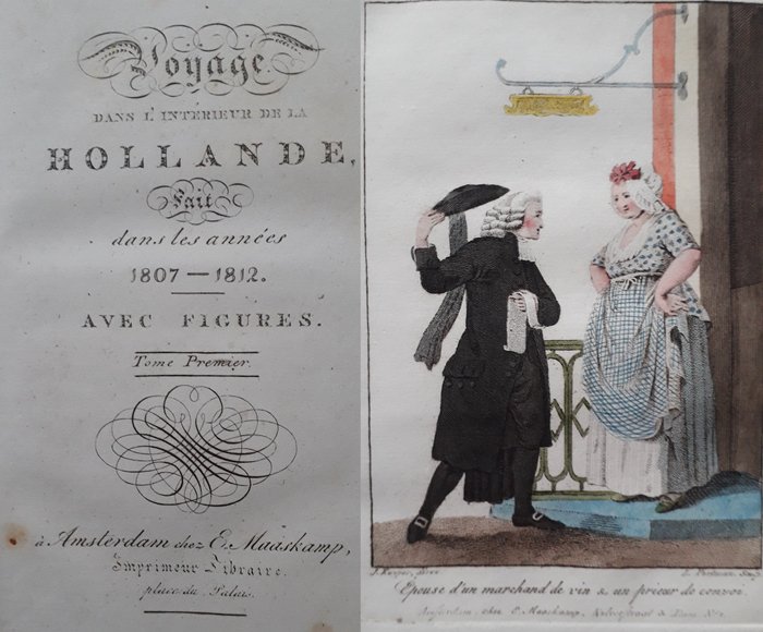 Maaskamp - Voyage dans l'interieur de la Hollande - 1813