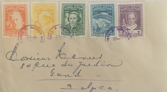 Amérique du Sud avec Panama et Haïti - Old collection of stamps