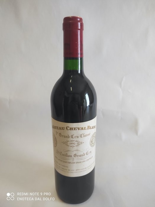 1992 Chateau Cheval Blanc - Saint-Emilion 1er Grand Cru Classé A - 1 Bottle (0.75L)