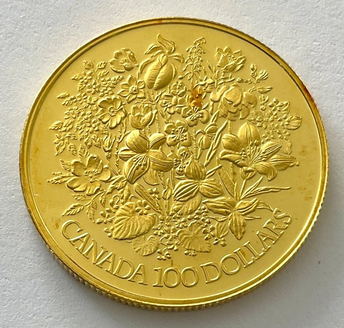 Canada. 100 Dollars 1977 - Queen´s silver jubilee