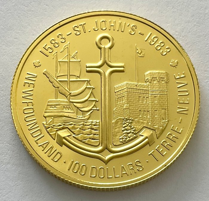 Canada. 100 Dollars 1983 - 400th Annyversary of St. John's Newfoundland