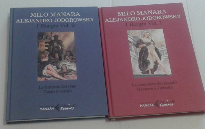 Milo Manara - 2 x vol. i Borgia Versione Integrale serie completa - Hardcover - Erstausgabe