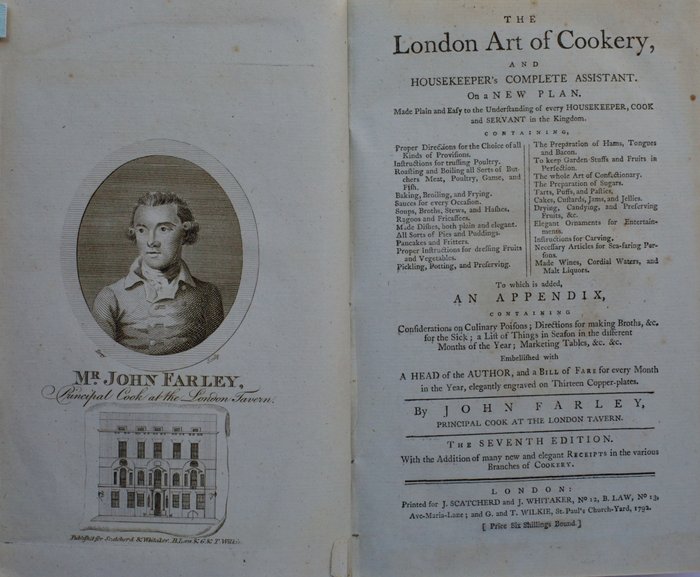 John Farley - The London Art of Cookery - 1792