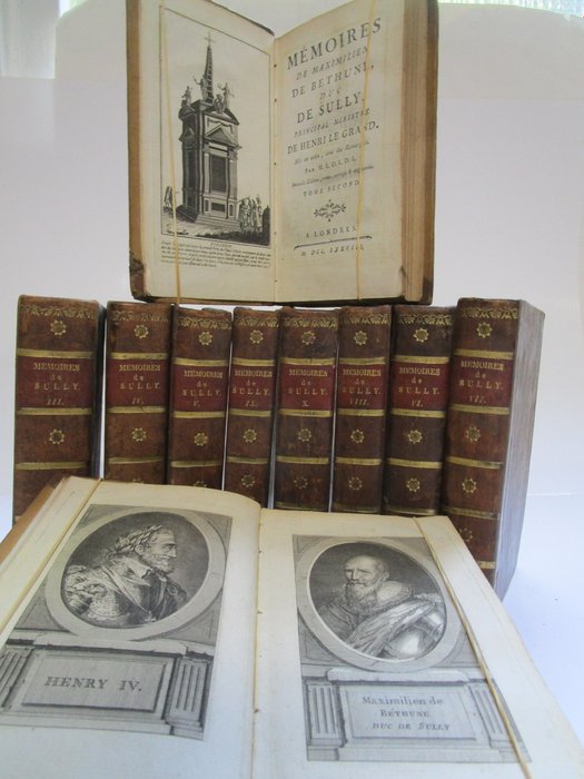 Pierre Mathurin de l'Ecluse des Loges (ed.) - Mémoires de Maximilien de Béthune Duc de Sully - 1778
