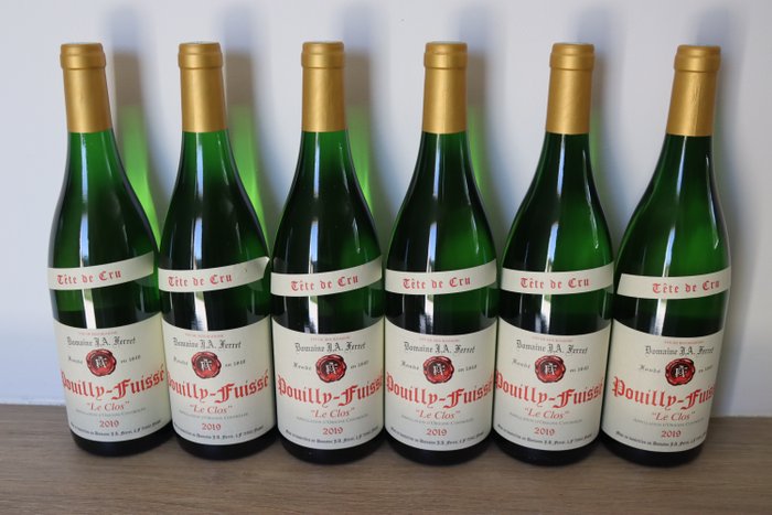 2019 Pouilly Fuissé "Le Clos" - Domaine Ferret - Bourgogne - 6 Bottle (0.75L)