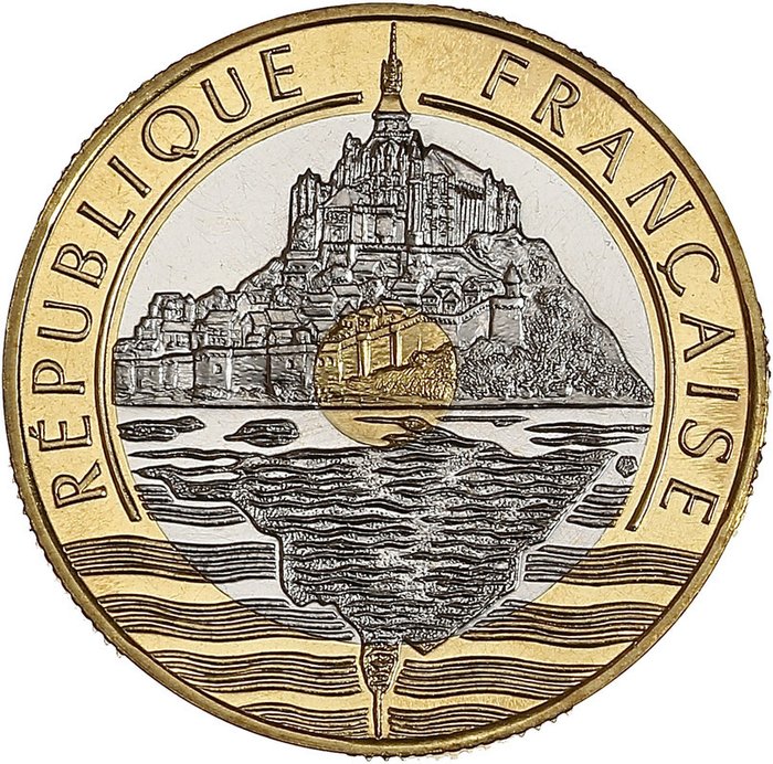 France. Mont Saint-Michel - ESSAI 20 francs 1993