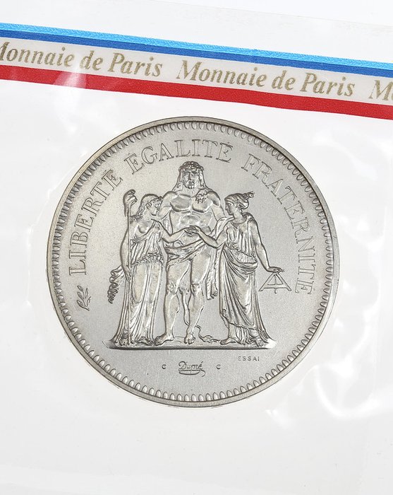 Frankreich. Hercule - ESSAI 50 francs 1974