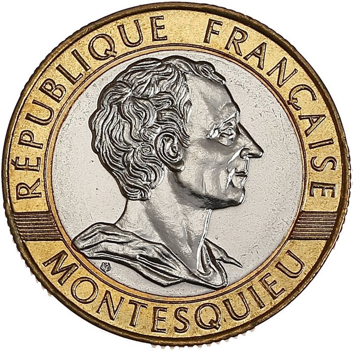 Frankreich. Montesquieu - ESSAI 10 francs 1989