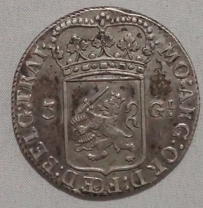 Netherlands, Utrecht. 3 Gulden 1793