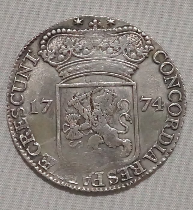 Pays-Bas, Zeeland. Zilveren Dukaat 1774
