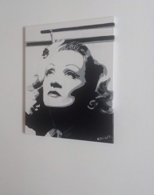 Marlene Dietrich - Artwork/ Painting - 2022/2022