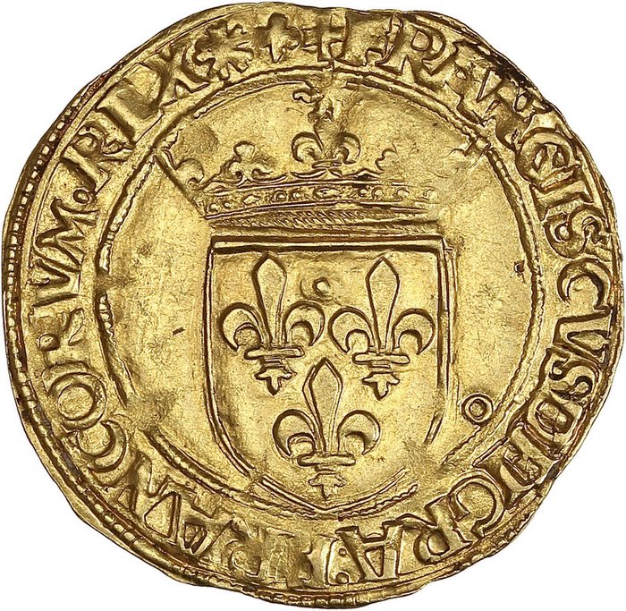 France. François I (1515-1547). Ecu d'or au soleil LYON
