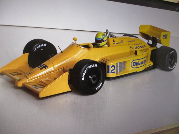 Minichamps - 1:18 - Lotus  Honda 99T - Vainqueur du GP de Monaco 1987 Édition Limitée 1002 pièces