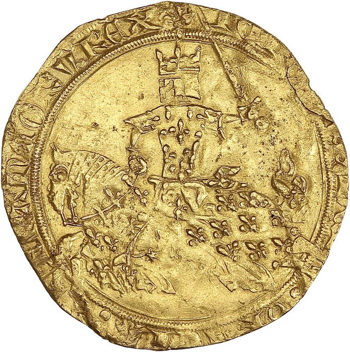 France. Jean II le Bon (1350-1364). Franc à cheval