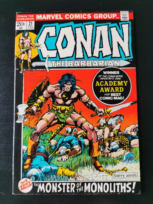 Conan ther Barbarian - Conan the Barbarian #21 - Geniet - Eerste druk - (1972)