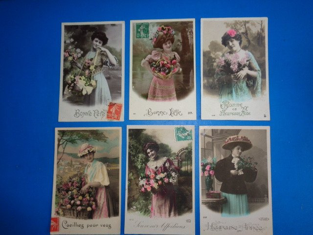 Fantasie - Postkarten (Sammlung von 318) - 1900-1950