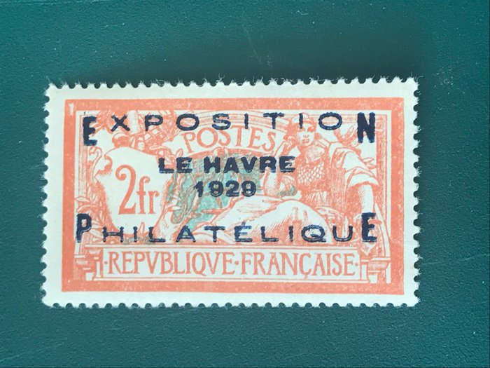 France 1929 - Le Havre Exhibition - Dietrich inspected - Yvert 257A