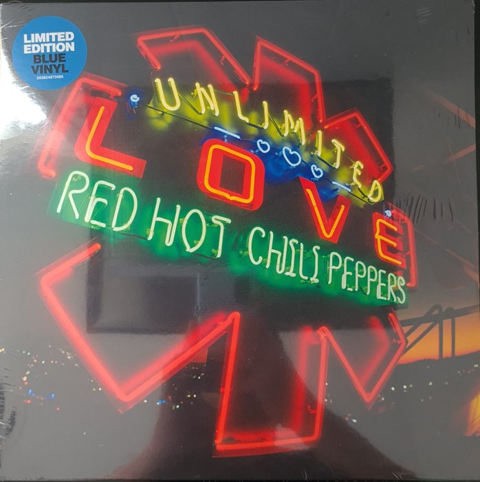 Red Hot Chili Peppers - Unlimited Love - Blue Translucent - Mint & Sealed - 黑胶唱片 - Coloured vinyl - 2022