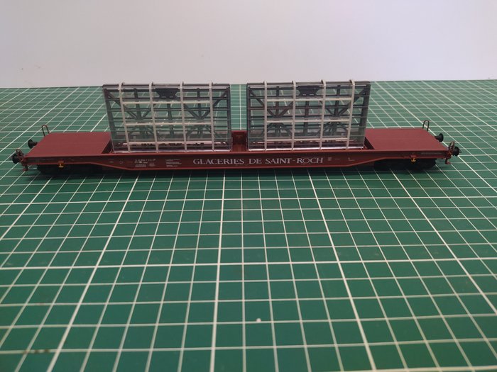 L.S.Models H0 - 12513 - Freight carriage - Porte Vitres St. Roch - SNCB NMBS