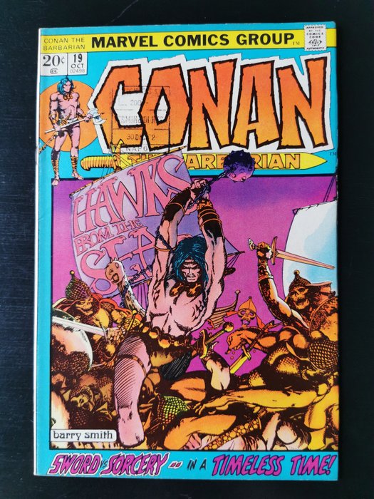 Conan ther Barbarian - Conan the Barbarian #19 - Geniet - Eerste druk - (1972)