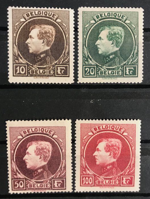 Belgien 1929 - Large Montenez - Complete series - MNH - COB 289-292