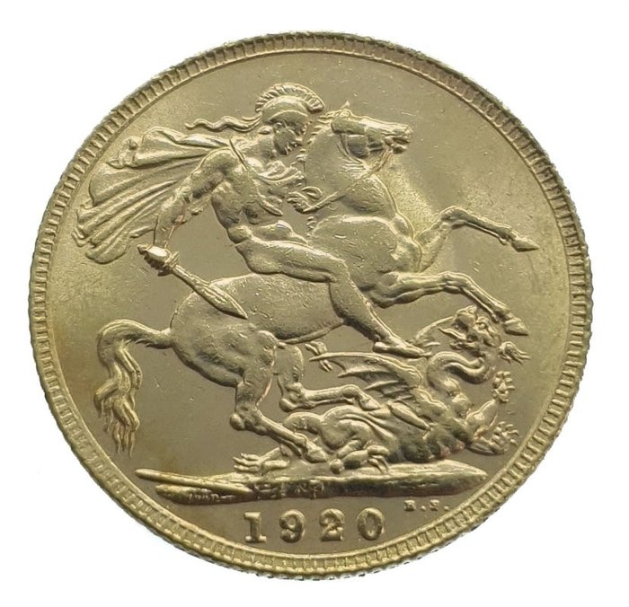 Australie. Sovereign 1920-P (Perth) George V