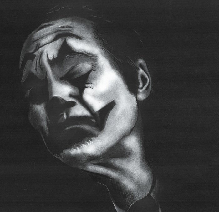 Joker - Original Painting - 42 x 30 cm - Diego Septiembre - Signed (DS) - Acrylic - Original Artwork