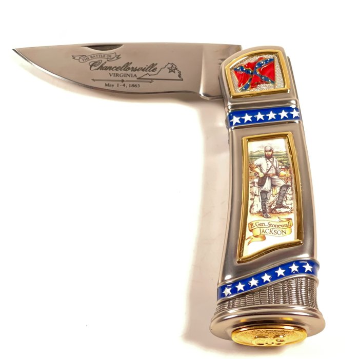 The National Historical Society Museum & Franklin Mint - Collector's Folding Pocket Knife for sale  