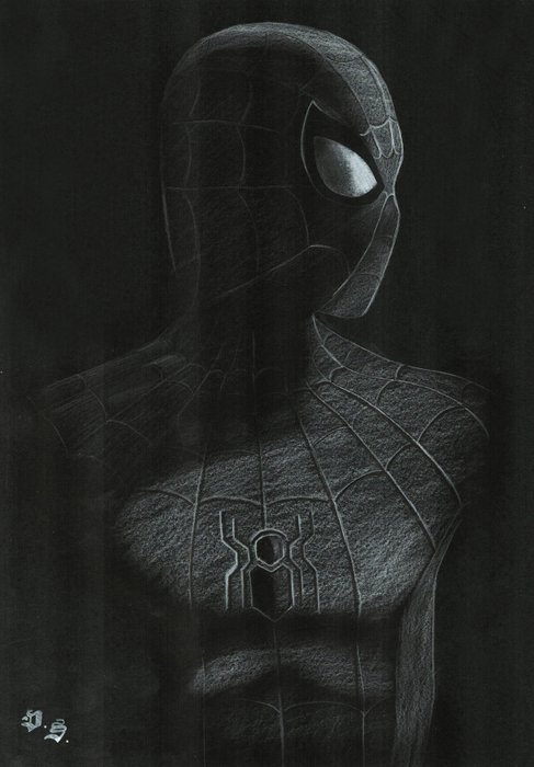 Dark Spider-Man - Original Drawing By Diego Septiembre - Original Artwork