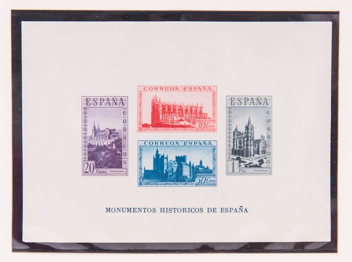 Spanje - Historic Monuments. Imperforated - Edifil 848