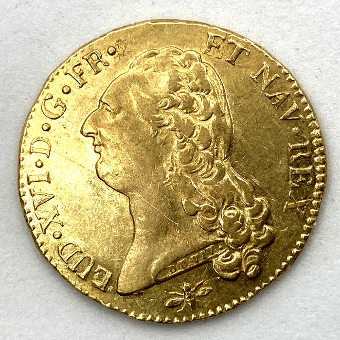 France. Louis XVI (1774-1792). Double Louis d'or 1786-D, Lyon