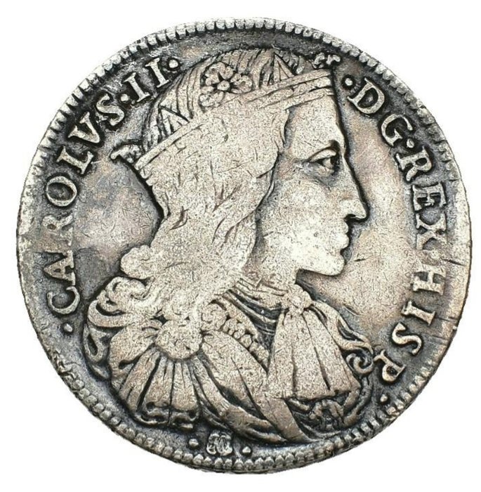 Imperio Español. Carlos II (1665-1700). Ducado 1689 Nápoles - Escasa