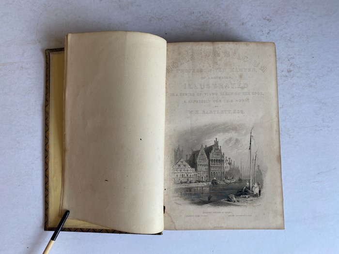 N.G. van Kampen / W.H. Bartlett en George H. Boughton - The history and topography of Holland and Belgium/ Sketching and Rambles in Holland. - 1830/1885