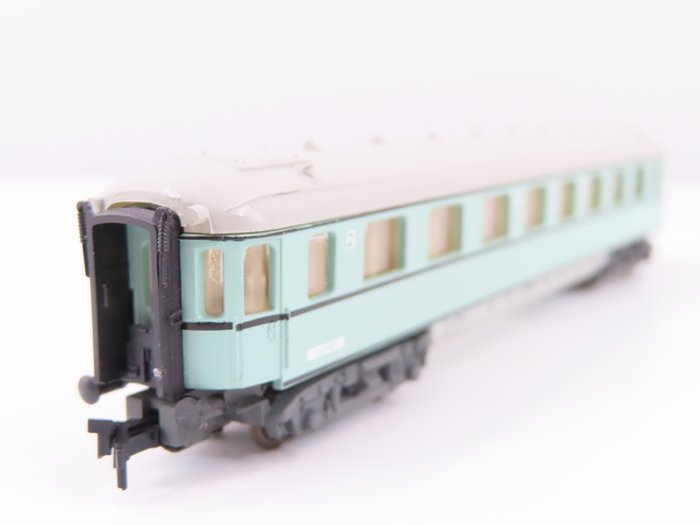 Arnold N - 3680-016 - Passenger carriage - Plan-D 1st/2nd class Turquoise carriage - NS