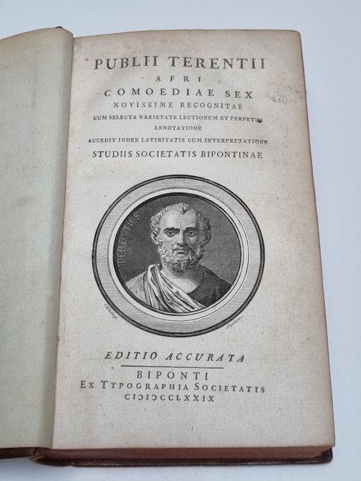 Terence (Publius Terentius Afer) - Publii Terentii Afri Comoediae Sex: Novissime Recognitae Cum Selecta Varietate Lectionum Et [...] - 1779/1780