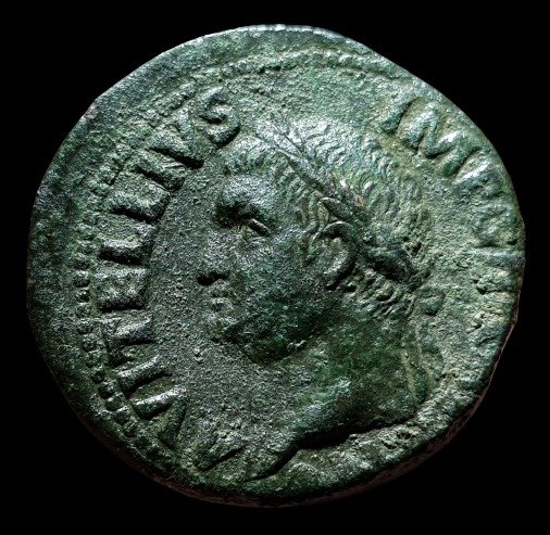 Roman Empire. Vitellius (AD 69). Æ As,  Spanish mint (Tarraco?), circa January-June AD 69