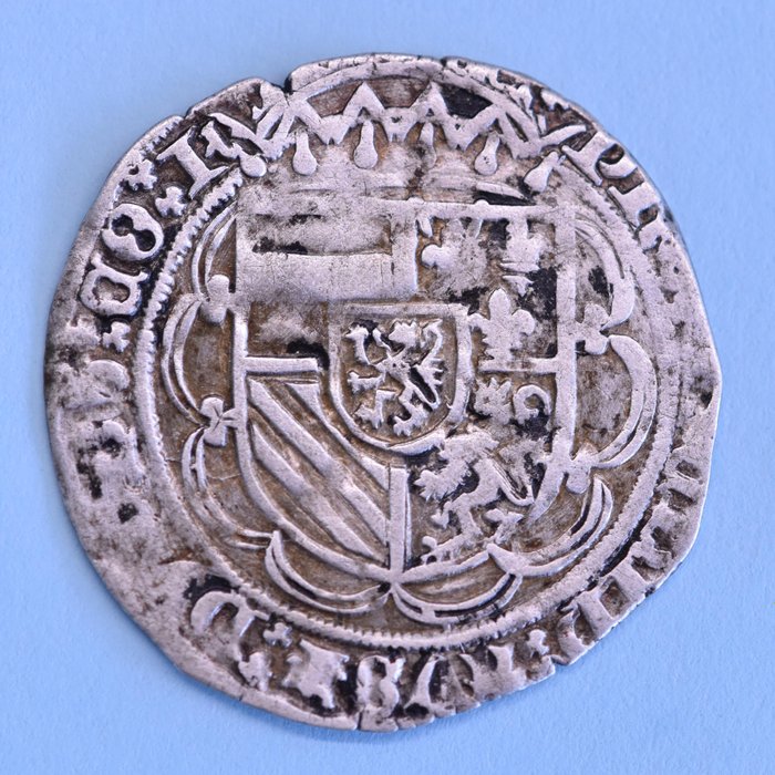 Burgundian Netherlands. Filips IV de Schone (1494-1506). 2 of Dubbele Stuiver Brugge Zonder jaartal