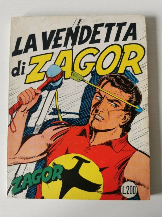 Zagor n. 8 (59) - Collana Zenith gigante " La vendetta di Zagor" Originale Prima edizione - Broché - EO - (1966)