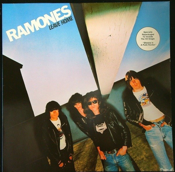 Ramones (Punk Rock, Rock'n'Roll) - Leave Home (Germany 1978 reissue LP of 1977 album) - LP Album - Reissue - 1978