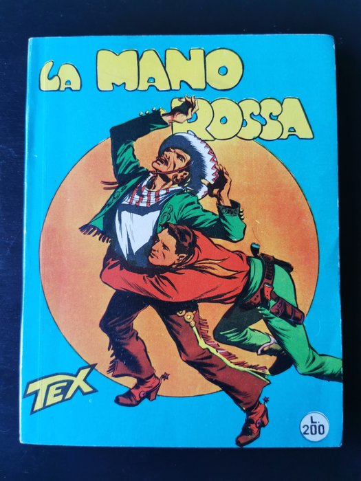Tex n. 1 - "La mano rossa" I ed. censurata Aut. 478, Nel Bellissimo - Softcover - Erstausgabe - (1958)