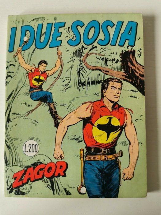 Zagor n. 5 (56) - Collana Zenith gigante "I due sosia" - Originale Prima edizione - Broché - EO - (1965)