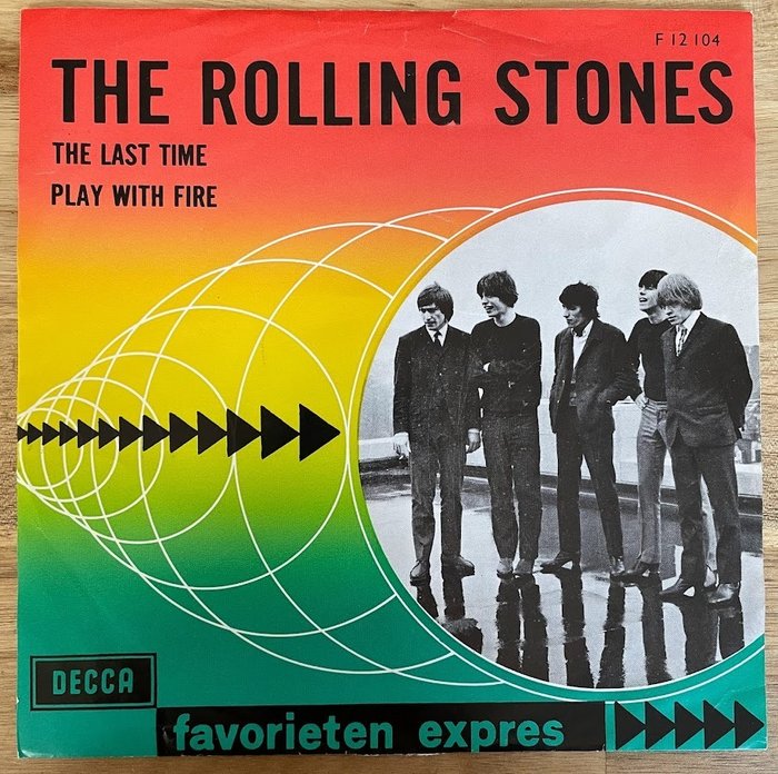 Rolling Stones - The Last Time/ Play with Fire - Favorieten Expres - 45 rpm Single - Mono - 1965